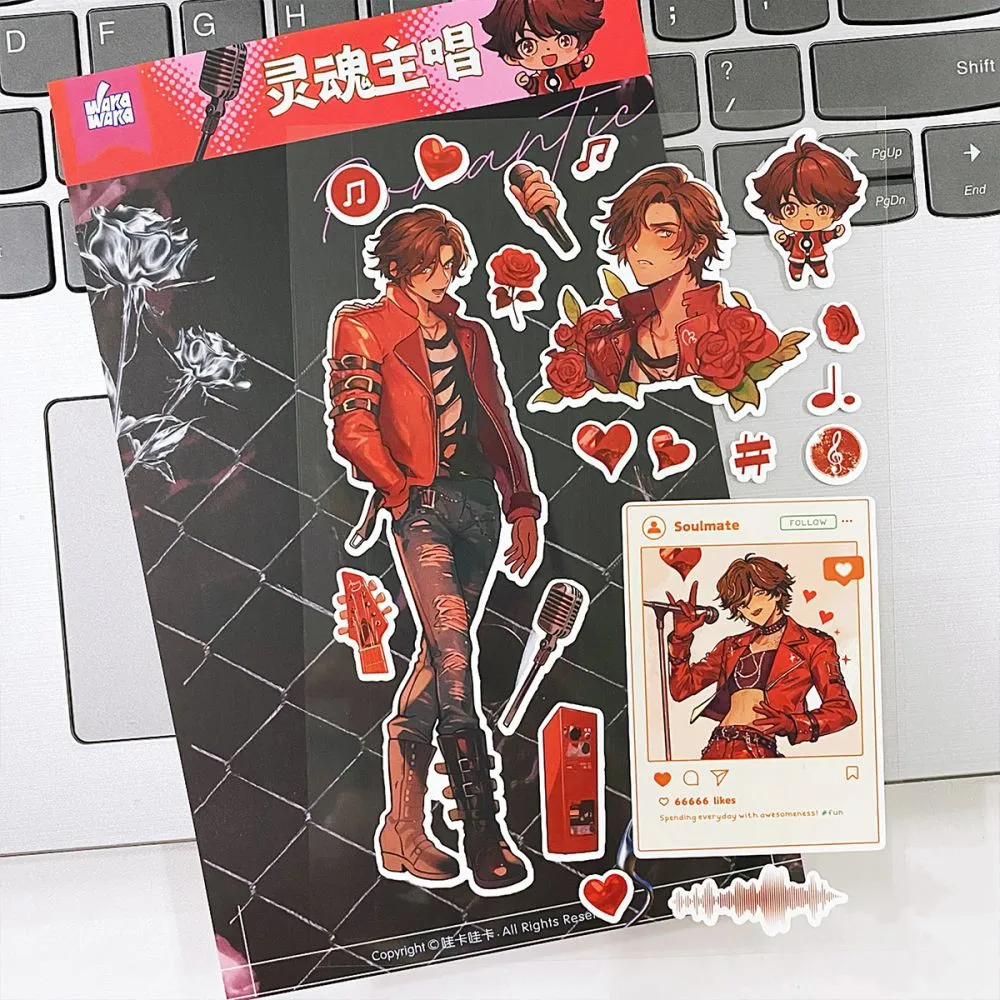1 шт. декоративные стикеры в стиле аниме для мальчиков