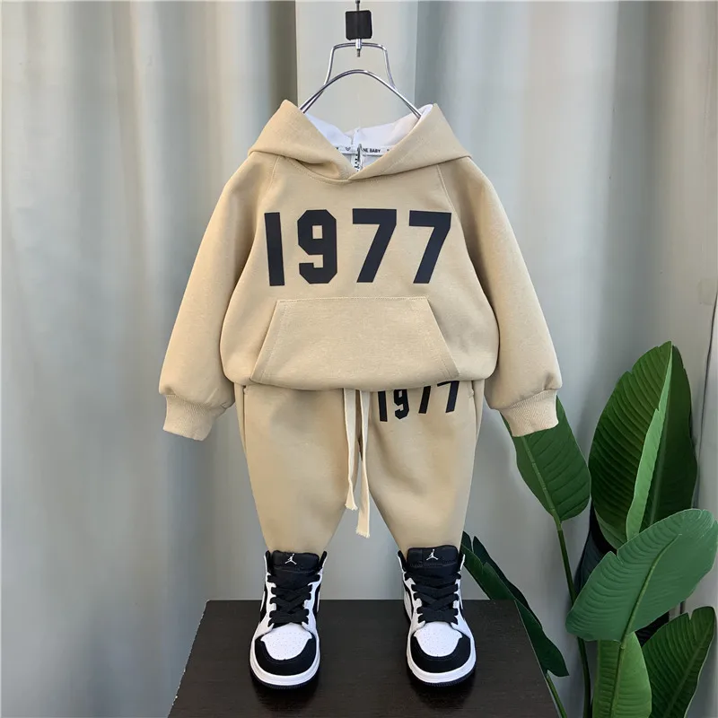 

Kids Clothes Boys Boys' Autumn and Winter Hooded Bodysuit Set New Boys' Spring Fashion Kids' Hooded Bodysuit Set Girl Clothes