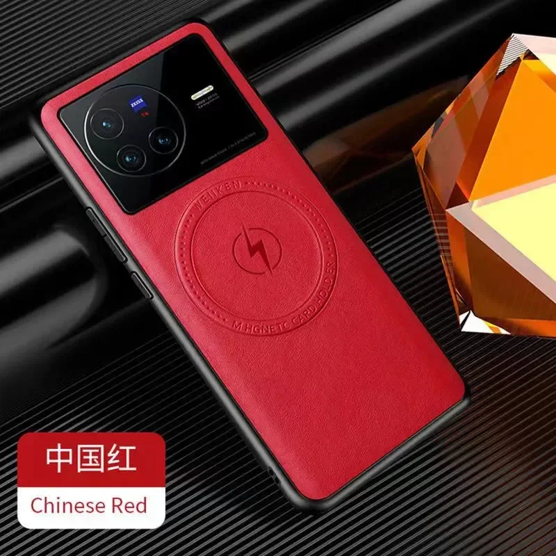 Противоударный чехол для телефона с беспроводной зарядкой Vivo X100 Ultra X90 X80 Pro Plus