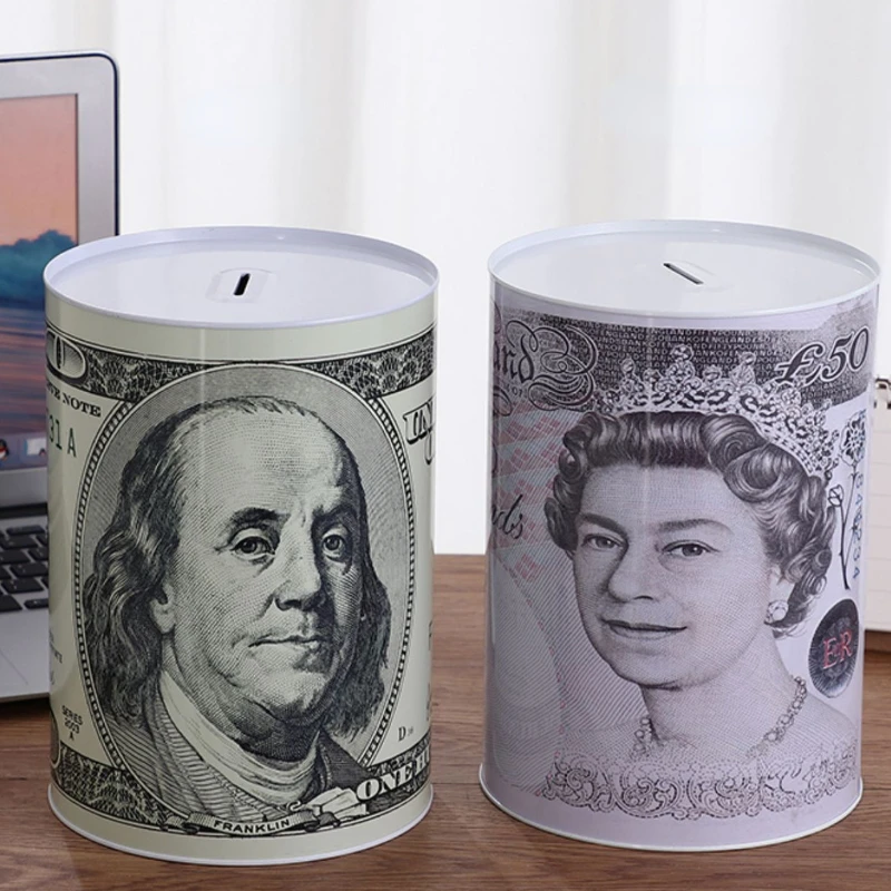 Индивидуальная копилка винтажная металлическая которая не может открыть