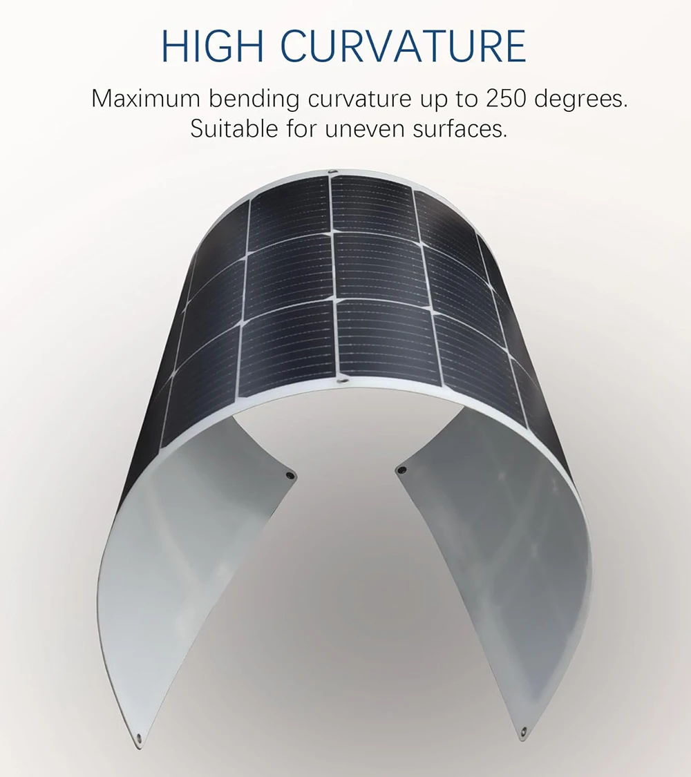 XINPUGUANG Гибкая солнечная панель 100 Вт монокристаллическая 12В