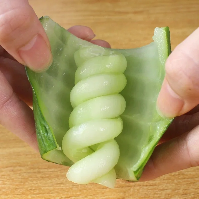 

Vegetables Spiral Knife Potato Carrot Cucumber Salad Chopper Easy Spiral Screw Slicer Cutter Spiralizer Kitchen Tools