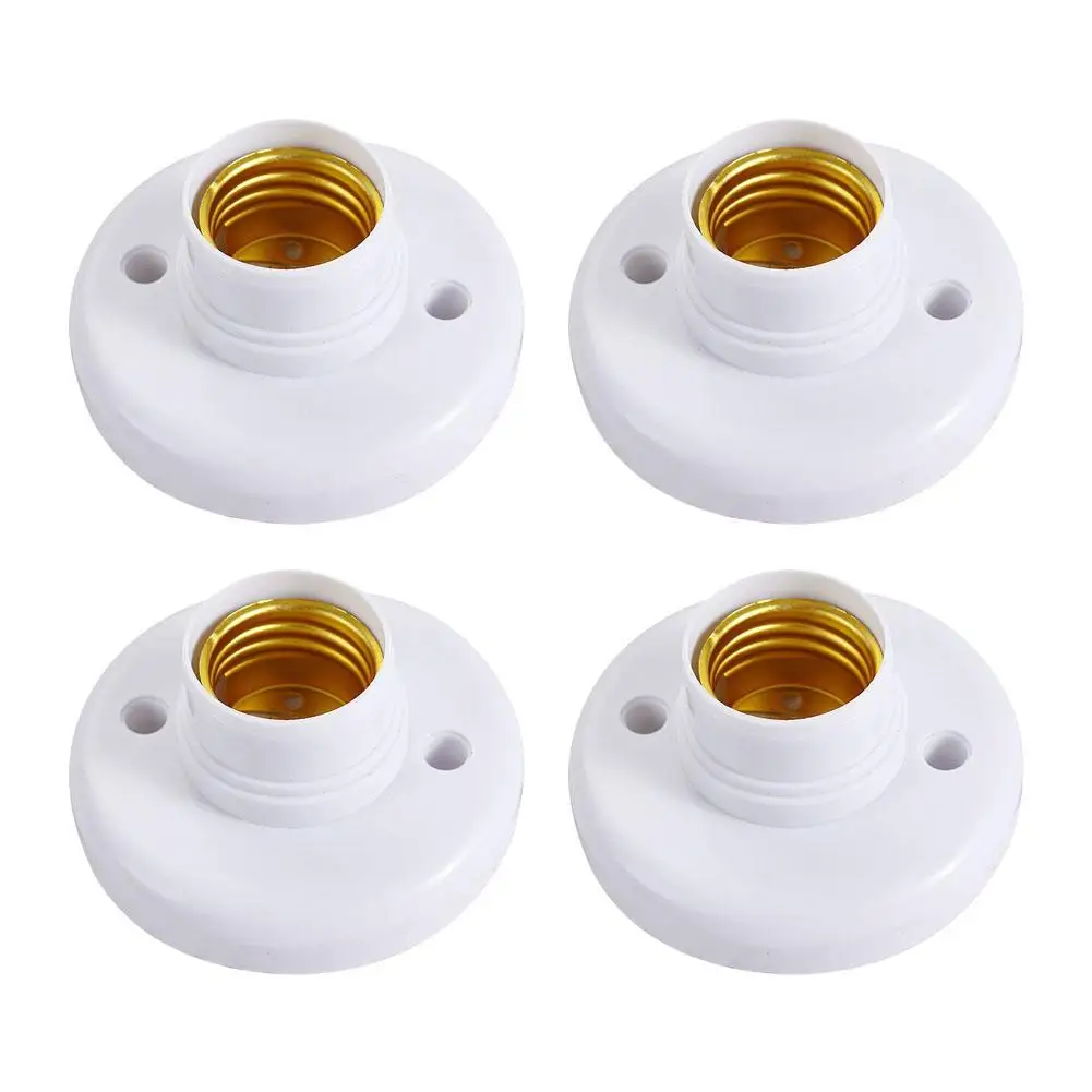 

E27 Screw Socket Round Gall Bright LED Bulb Base Household Building Energy Saving Flush Lampholders