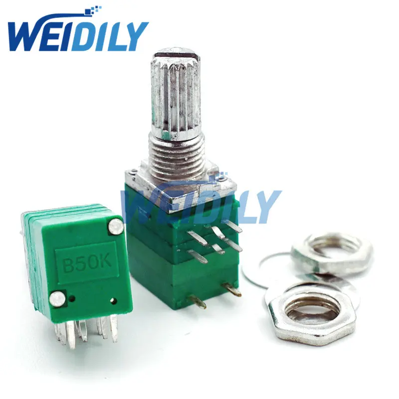 

WEIDILY 5шт 8pin RV097N двойной потенциометр