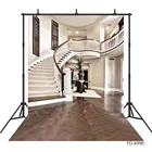 Виниловый тканевый фон для детской портретной фотосъемки, студийный фон для съемки в помещении, с изображением лестницы