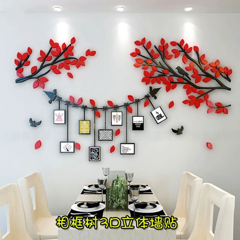 Семейное фото дерево 3D DIY акриловые наклейки на стену домашний декор фоторамка дерево наклейки на стены плакат художественная роспись для гостиной спальни (art.: 3920cf6bbfede) - 3920cf6bbfede