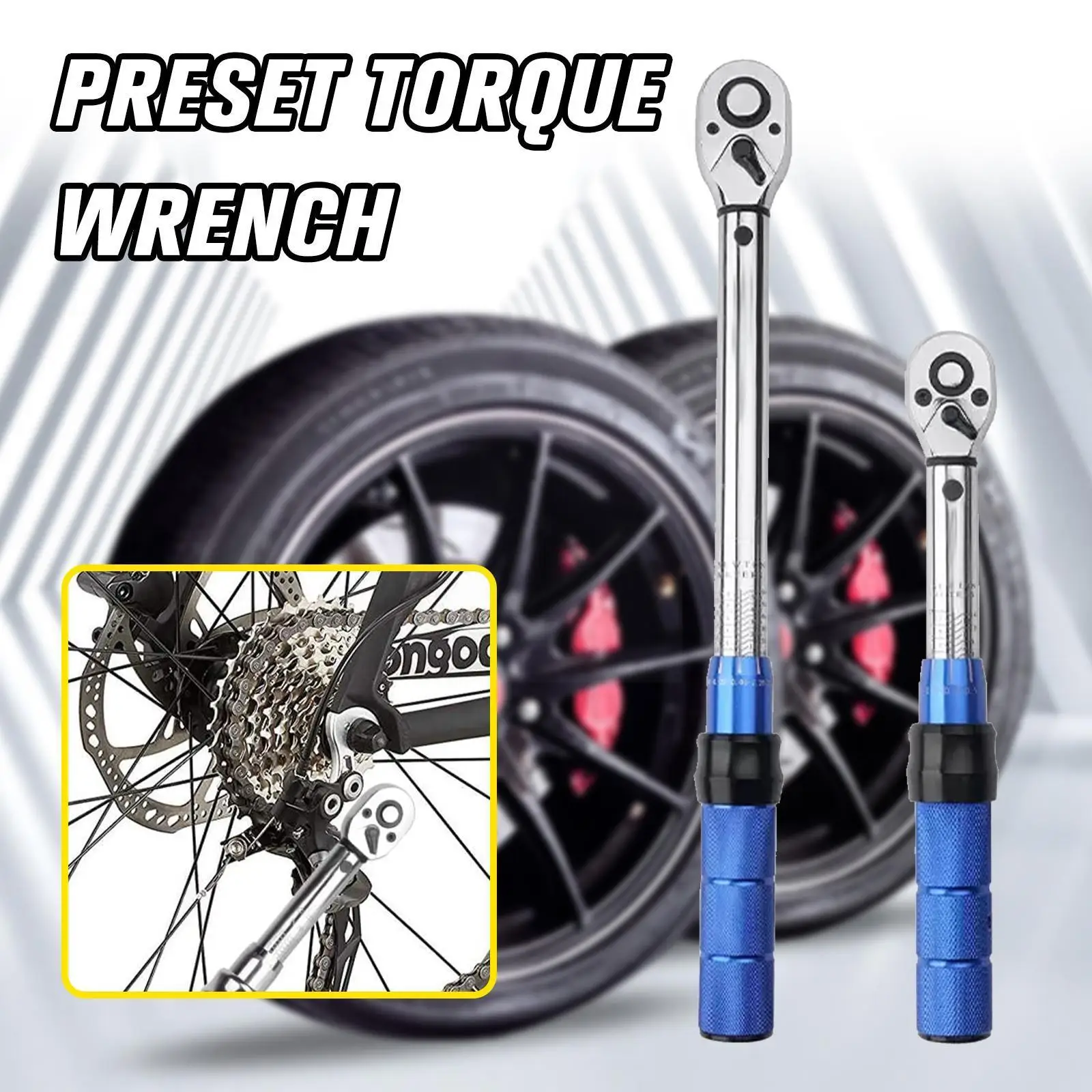 

Mini Torque Wrench 1/4 Inch Torque Range 10-60Nm, 5-25Nm 4%, Drive Repair Tools Bike, Square High-accuracy Hand Car, 3/8 Q9O5
