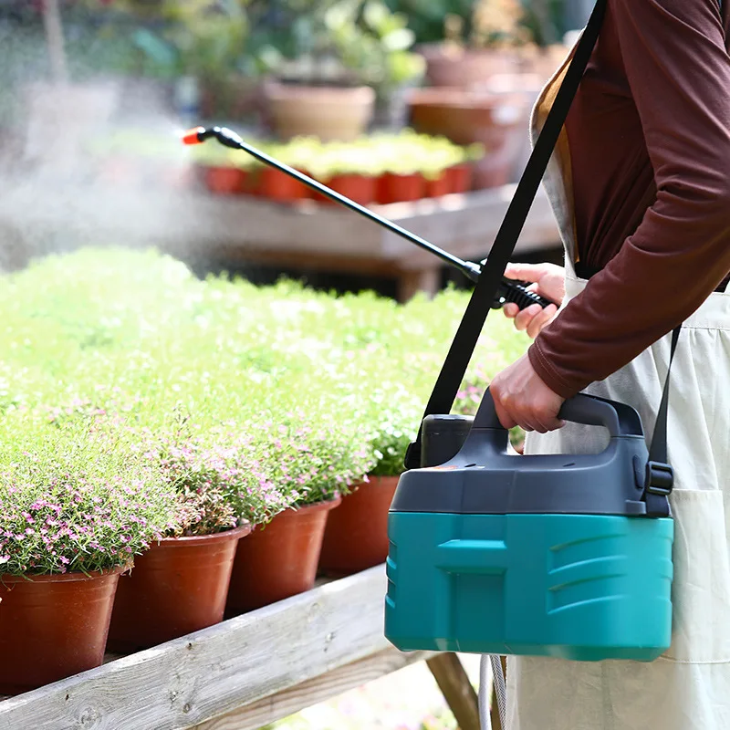 5L Electric Water Sprayer Practical Flow Adjustable Flower Sprinkler Rechargeable Plant Sprayer Garden Supplies for Garden Yard