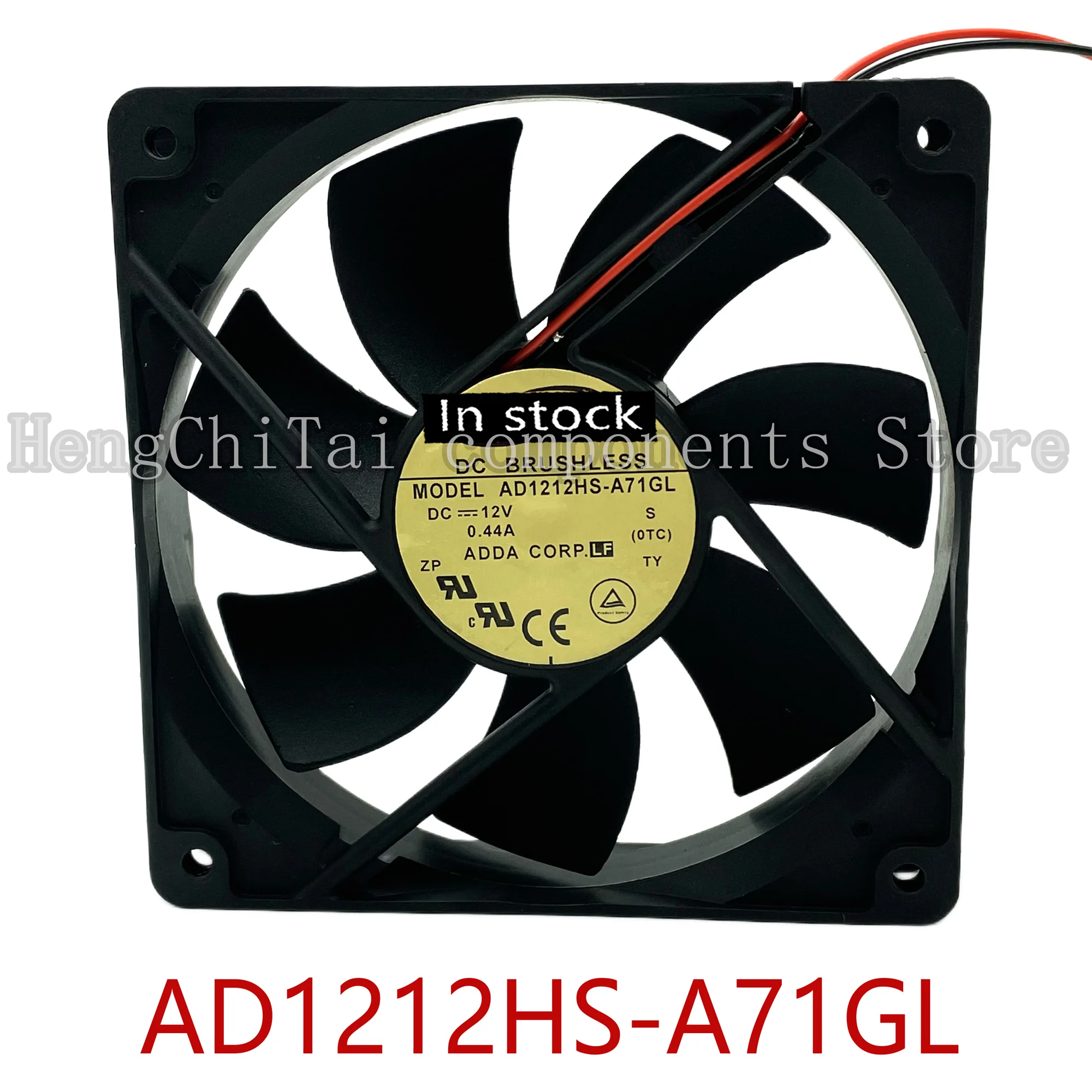 Новый оригинальный охлаждающий вентилятор для сервера, постоянный ток 12 В, 0,44 А, 2 провода