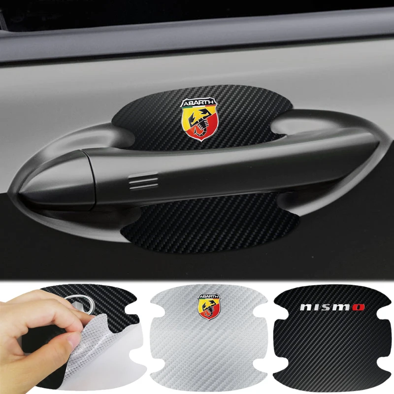 

3D Fiber Car Door Sticker door anti-scratch stickers accessories For Ford Focus Mondeo Kuga Fiesta MK7 Escort Explorer Edge MK4