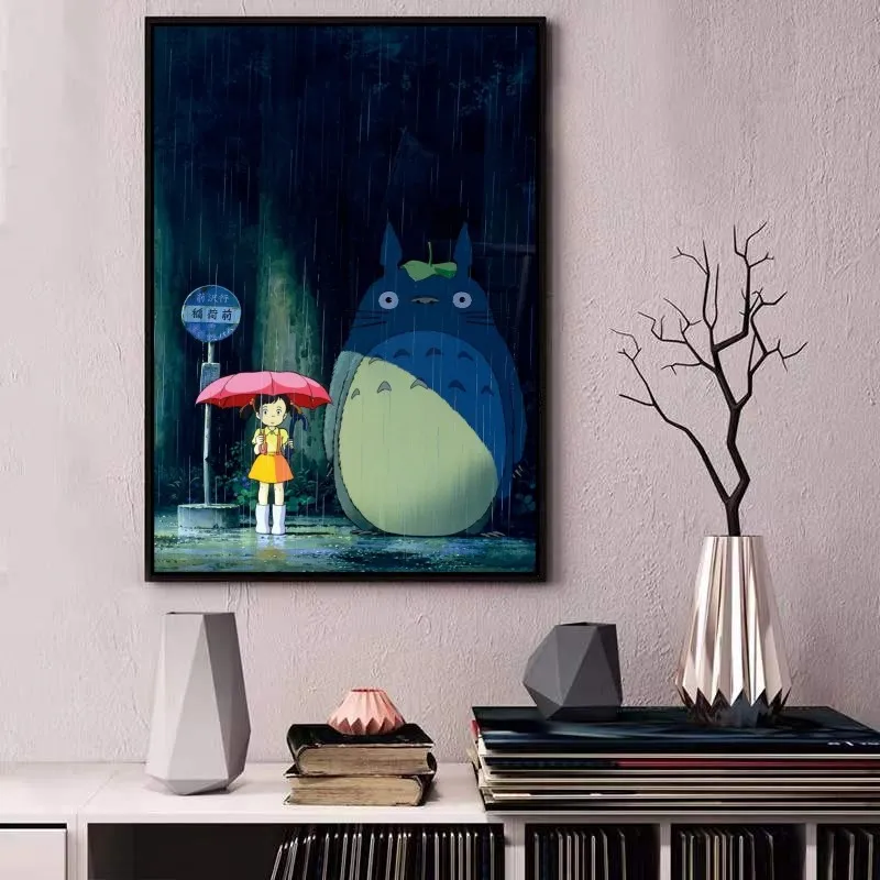 My Neighbor Totoro Cartoon movie poster home decoration painting buy 3 get 4