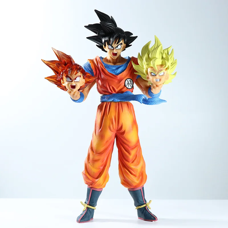 

Creativity Anime Dragon Ball Gk Son Goku Action Figure Toys 30cm Large Super Saiyan Statue Model Collectible Ornaments Gifts