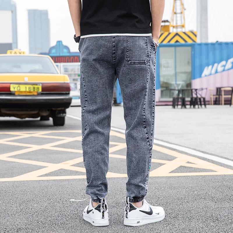 New Product Jeans Men's Loose Autumn Men's Stretch Casual Overalls Trendy Brand Harlan Trousers Long Pants for Men