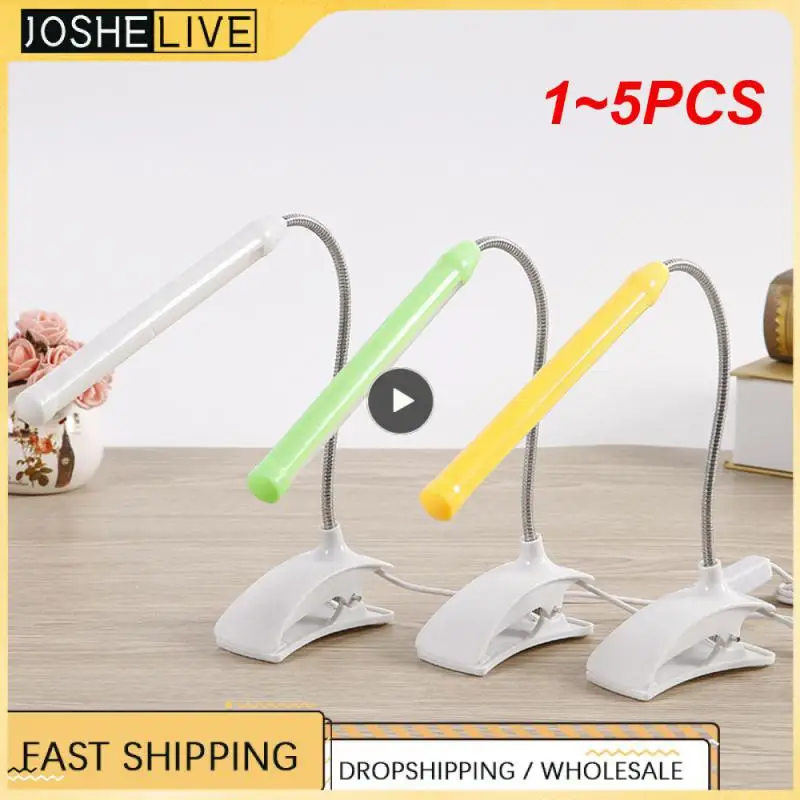 

Светодиодная гибкая настольная лампа для чтения, кабинета, офиса, детской комнаты, 1 ~ 5 шт.