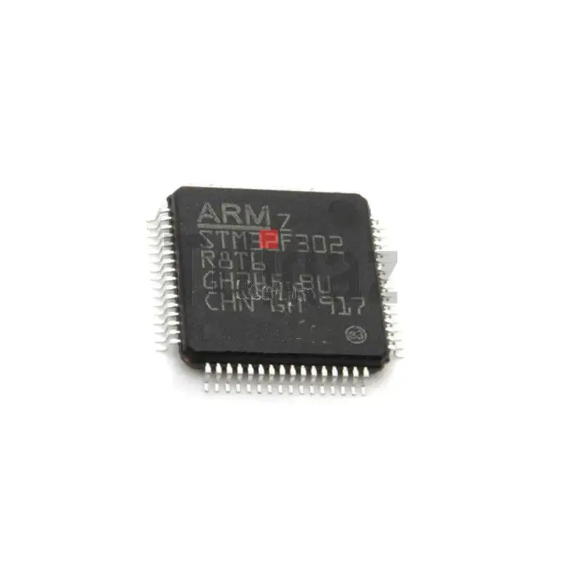100% Новые STM32F302R8T6 QFP64 STM32F302RBT6 STM32F302RCT6 STM32F302RET6 LQFP64 STM32F302K8U6 UFQFPN32 новые оригинальные чипы ic