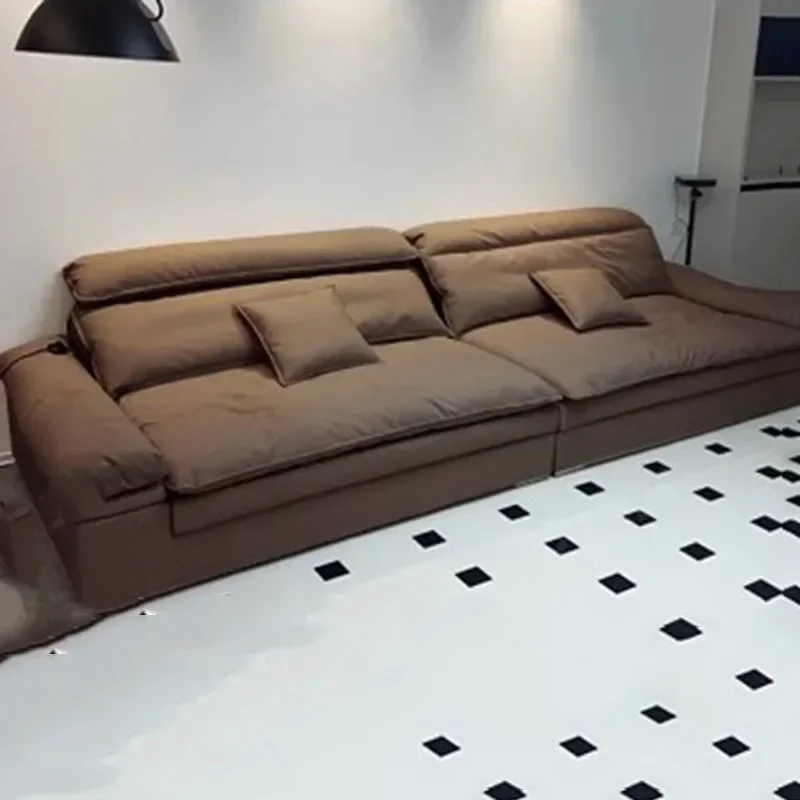 Фото Love Seat Современный диван Relax Двойной удобный европейский дизайнерский белый диван с откидной спинкой 3-местный салон Meuble Мебель для гостиной №4