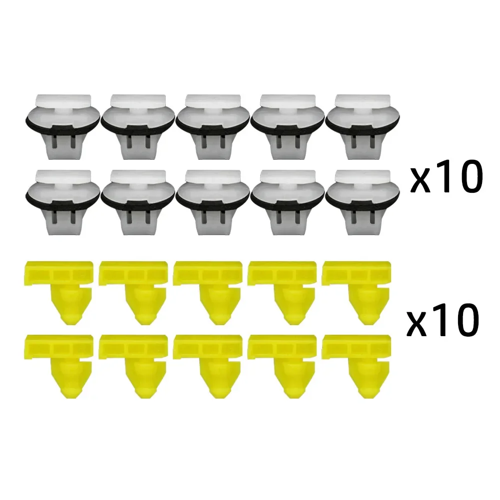 Набор крепежных зажимов 20 шт. 76847-JG00A 76882-JG10A для Nissan Juke замена литья заменяет