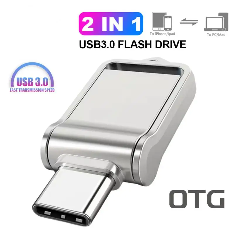 

USB 3.0 Type-c Flash Drive Memory 2TB 1TB 512GB 256GB 128GB Pendrive 2 In 1 High Speed USB Stick 128GB Wedding Gifts For Guests