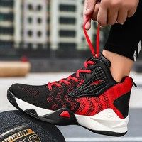 mens basketball shoes cushioning wearable gym training athletic sneakers couple sports shoes plus size 35 46