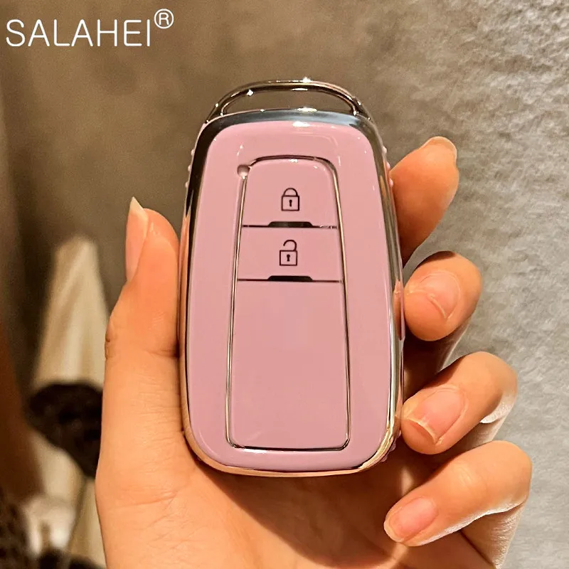 

ТПУ автомобильный брелок, полная оболочка, чехол для Toyota Prius, Camry, Corolla, CHR, чехол RAV4, Land Cruiser, Prado, аксессуары для ключей