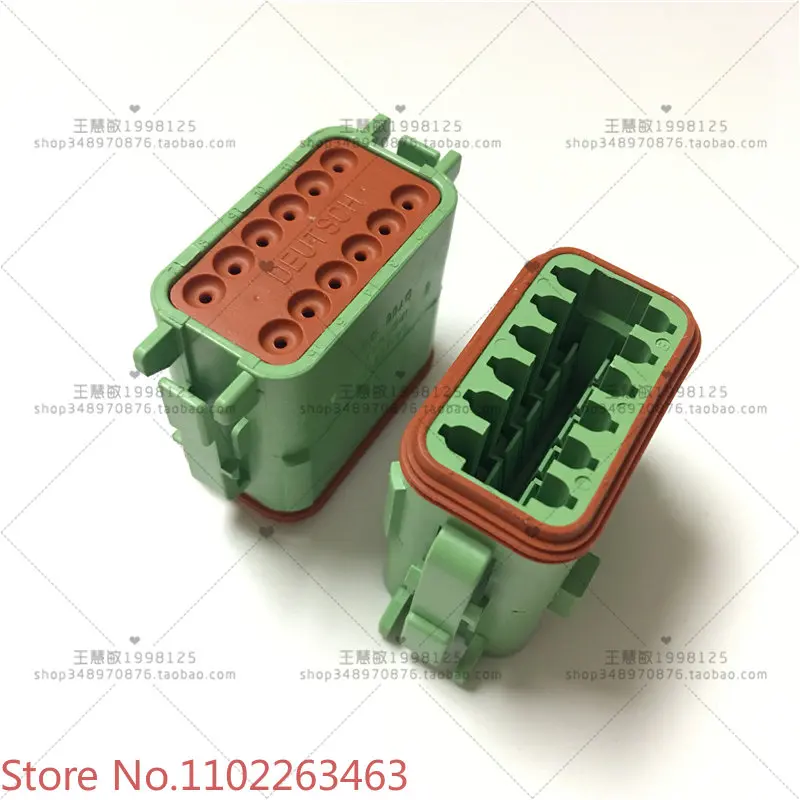 DT06-12SC-P012 Deutsch green 12-ядерный штекер DEUTSCH