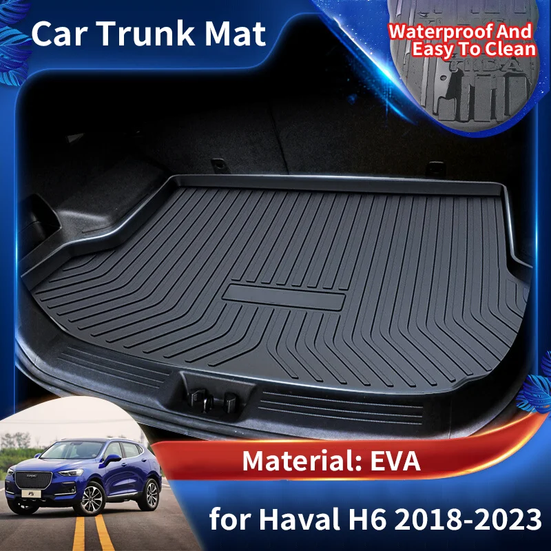 

for Great Wall Haval H6 MK2 2018~2023 2022 Car Boot Liner Cargo Rear Trunk Mats Luggage Floor Tray Waterproof Carpet Accessories