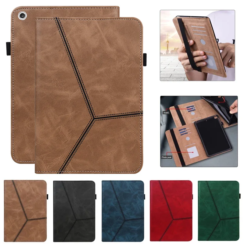 Фото Чехол tb125fu tb128fu для Lenovo Tab M10 Plus 3-го поколения, деловой кожаный чехол-бумажник с подставкой для Xiaoxin Pad 2022, чехол 10,6 дюйма №1