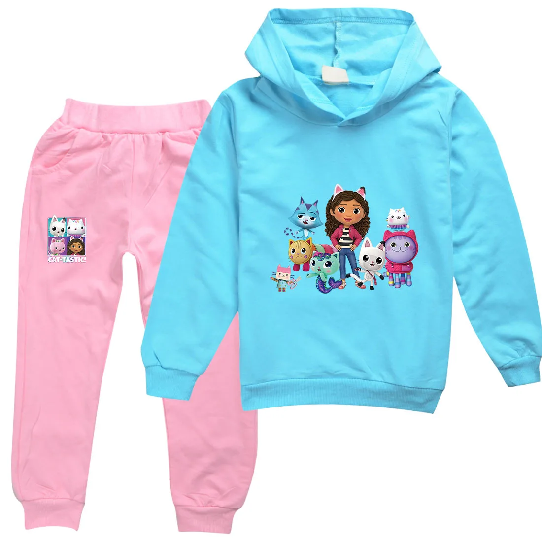 

Толстовка с капюшоном и штаны для мальчиков и девочек