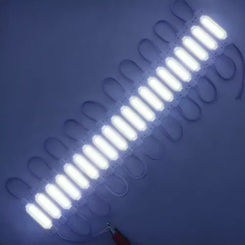 

10 шт., 12 В, инъекция с объективом, светодиодный модуль COB, яркий светодиодный модуль COB, IP65, водонепроницаемая подсветка для вывески, каналов, букв