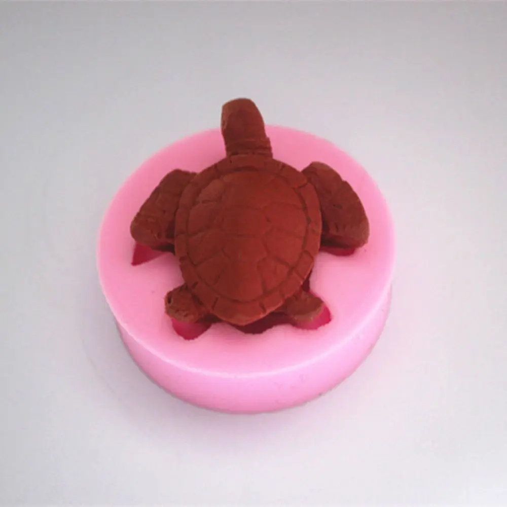 

Sea Turtle Animal Silicone Cake Decor Mold Tortoise Fondant Molds DIY Soap Making Mould Kitchen Cookies Pastry Baking Tools