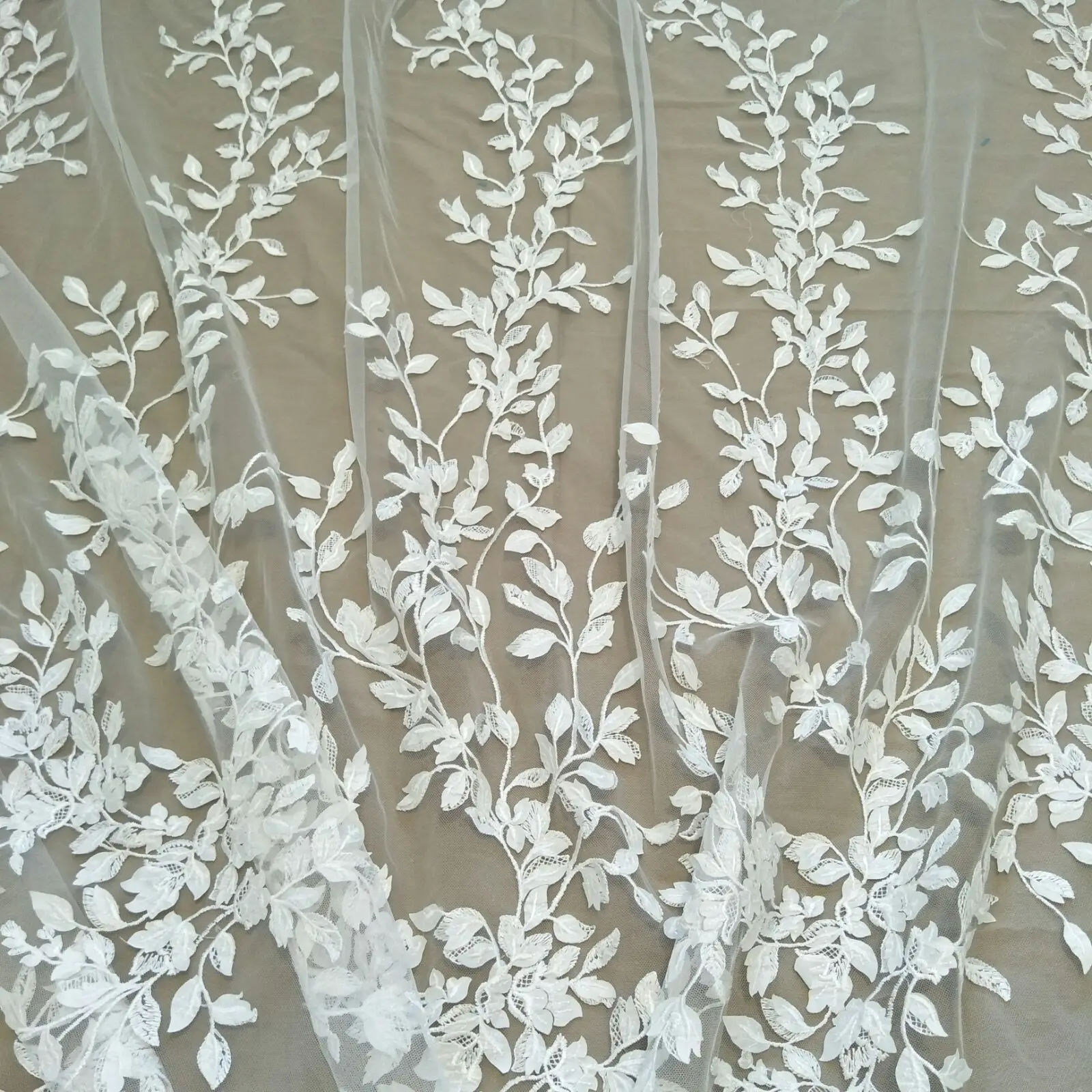 Лидер продаж 2022 кружевная ткань ширина 130 см кружевное свадебное платье продажа