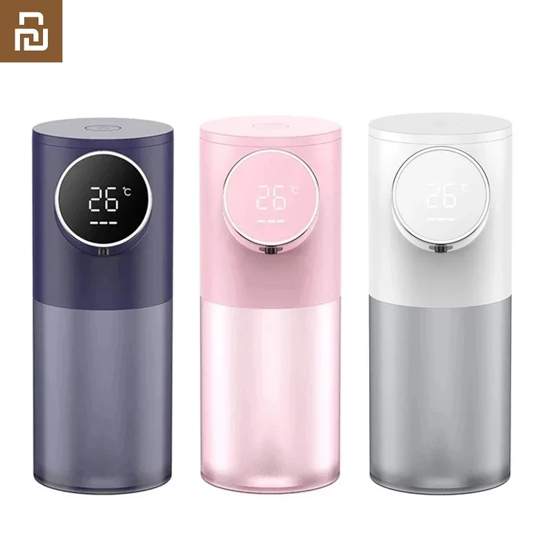 

For Mi Youpin Automatic Soap Dispenser USB Rechargeable 320ml Liquid Soap Dispensers Digital Display Foam Hand Sanitizer Machine