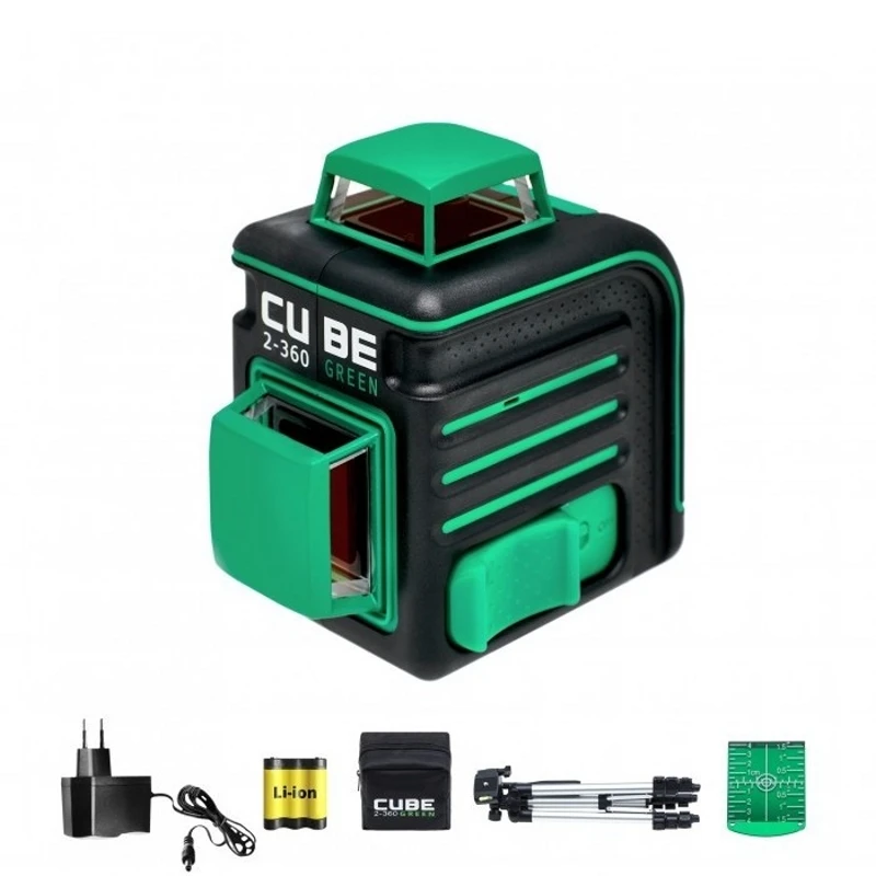 Level laser automatic Ada cube 2-360 green Professional Edition (horizontal line 360 ° vertical then | Инструменты