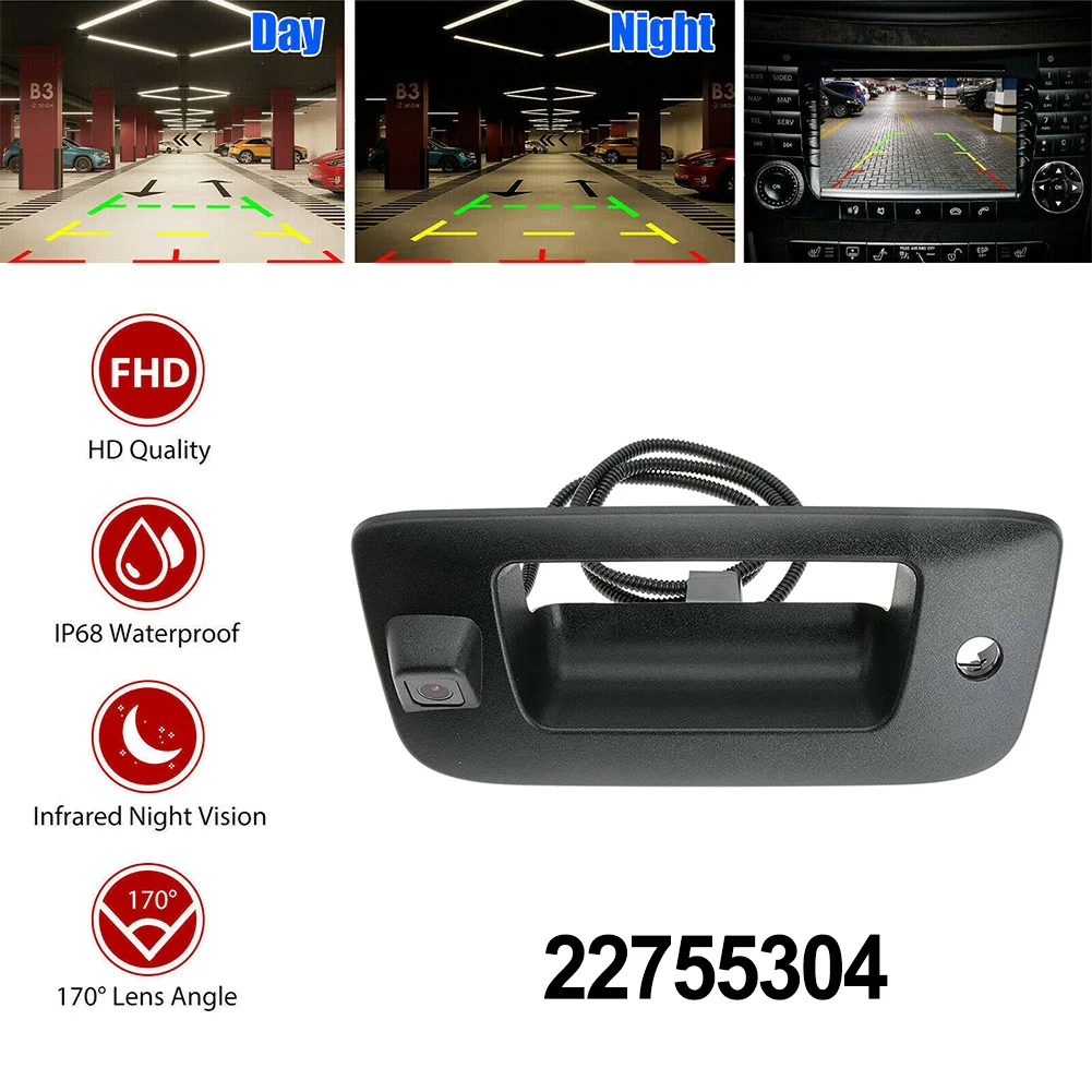 

Car Rear Tailgate Handle Backup Camera For Chevrolet Silverado For GMC Sierra 09-14 22755304/590083/25998187 Rear View Camera