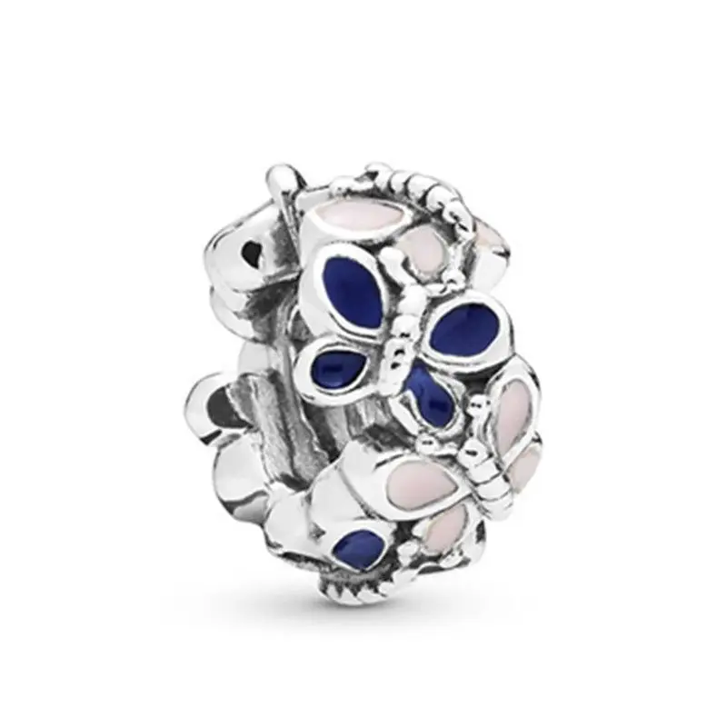 

1Pcs New Cute Alloy Flowers Pendant DIY Suitable for Original Pandora Charm Bracelet Ladies Jewelry Making