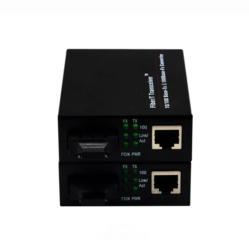1 пара одномодовый медиаконвертер для Ethernet-портов 10/100 м |