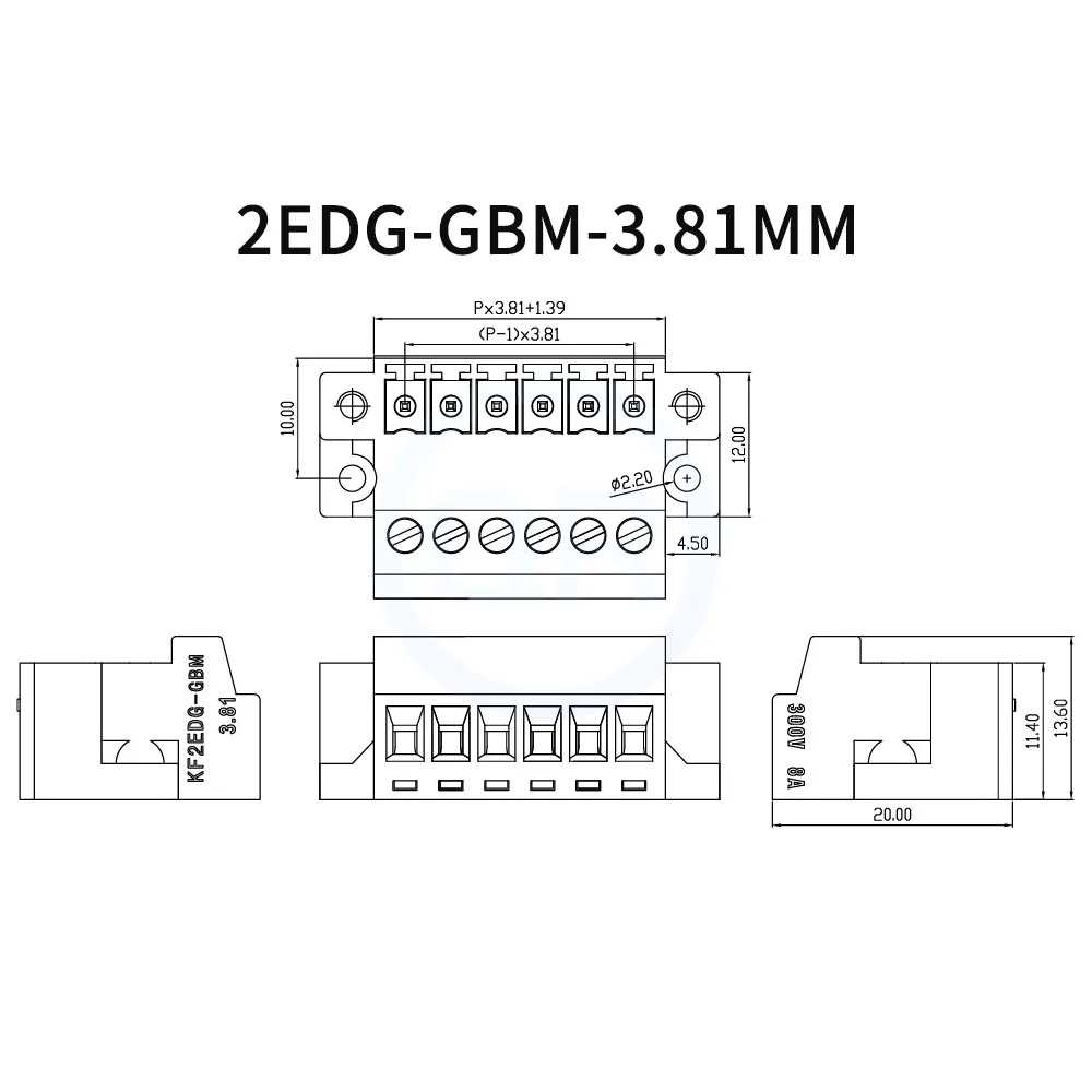 (5 шт.) KF 2EDG-GBM-3.81MM с фиксированной клеммной колодкой 15EDG GBM 3.81 с верхней и нижней вилкой фланцевого штифта 2EDG-GBM 2-16Pin (art.: 3920ce64decb8) - 3920ce64decb8