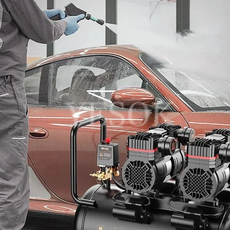 НОВЫЙ бесшумный воздушный компрессор 3180 Вт 40 л для домашнего ремонта автомобилей