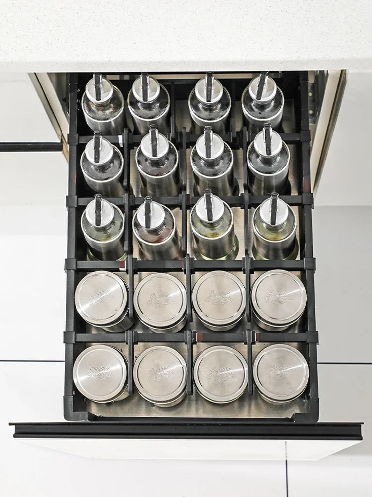 Корзина Yichi кухонный шкаф из нержавеющей стали 304 двухслойный ящик чаша для