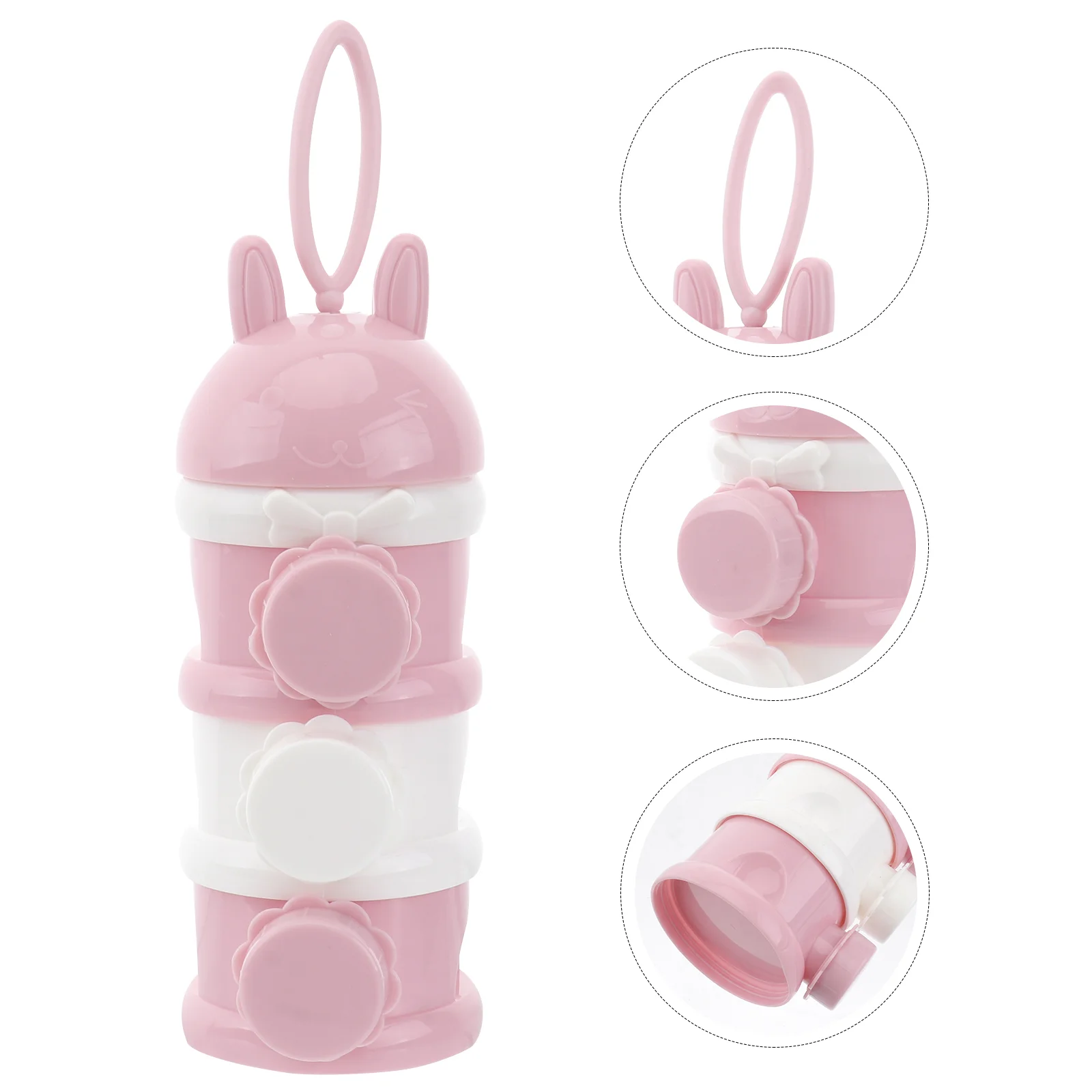 

3 layer Milk Powder Case Portable Baby Food Storage Box Simple Milk Powder Boxes
