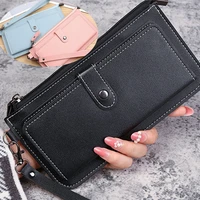new women short wallet multifunction trend iron credit card holders pu money bag vintage girl leather wallet slim female purses