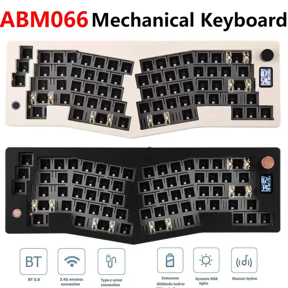Клавиатура ABM066 Механическая с поддержкой Bluetooth/2,4 ГГц/Type-C, 3 режима