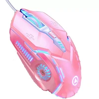 6d button mouse luminous sturdy gaming mechanical mouse with 7 colorful lights stable connection sound mouse