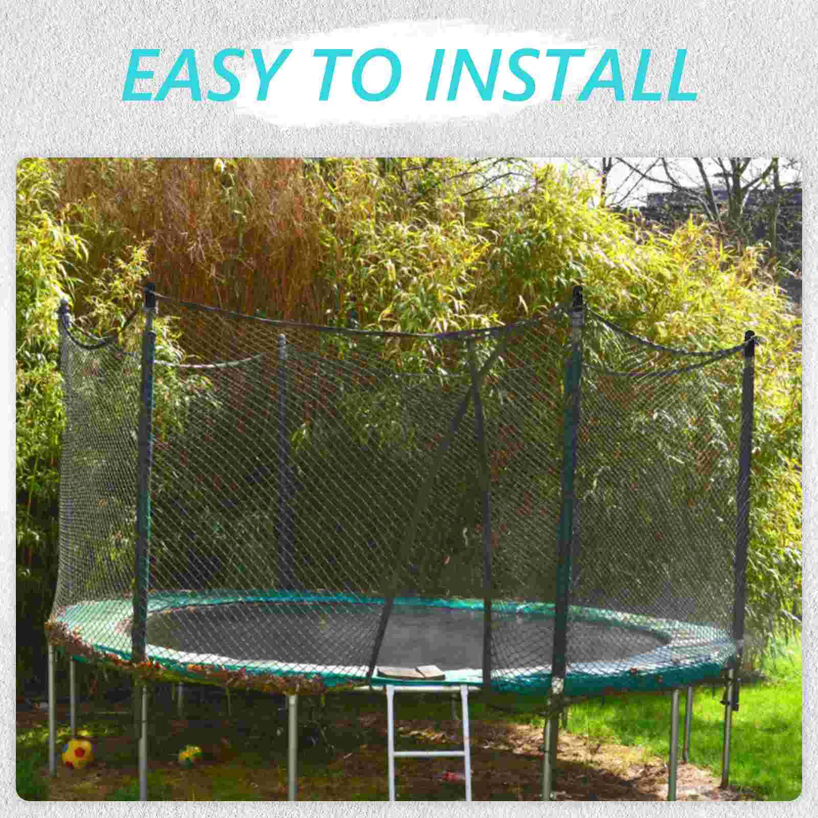 8 шт. аксессуары для батутов сетчатые колпачки шестов запасные части пластиковые