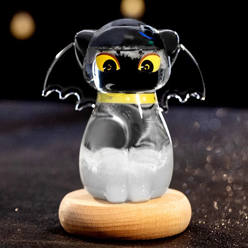 Флакон с прогнозом погоды Wing Cat стеклянная штормовая бутылка подставкой под