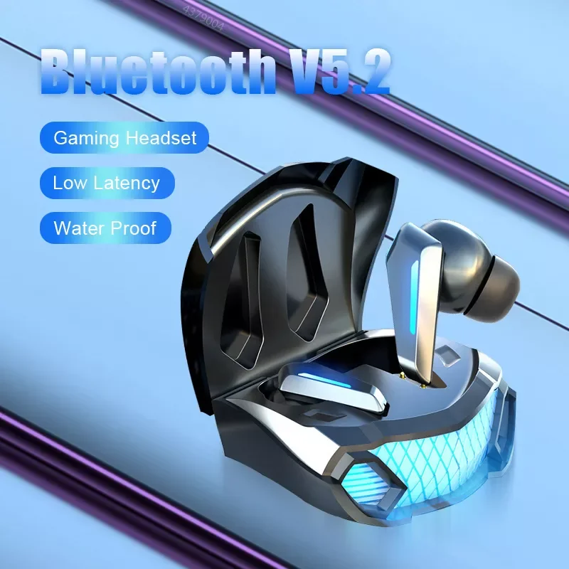 

The new2022 New TWS Gaming Earphones Wireless Bluetooth 5.2 Headphones Waterproof Sport Headsets Noise Reduction Earbuds with Mi