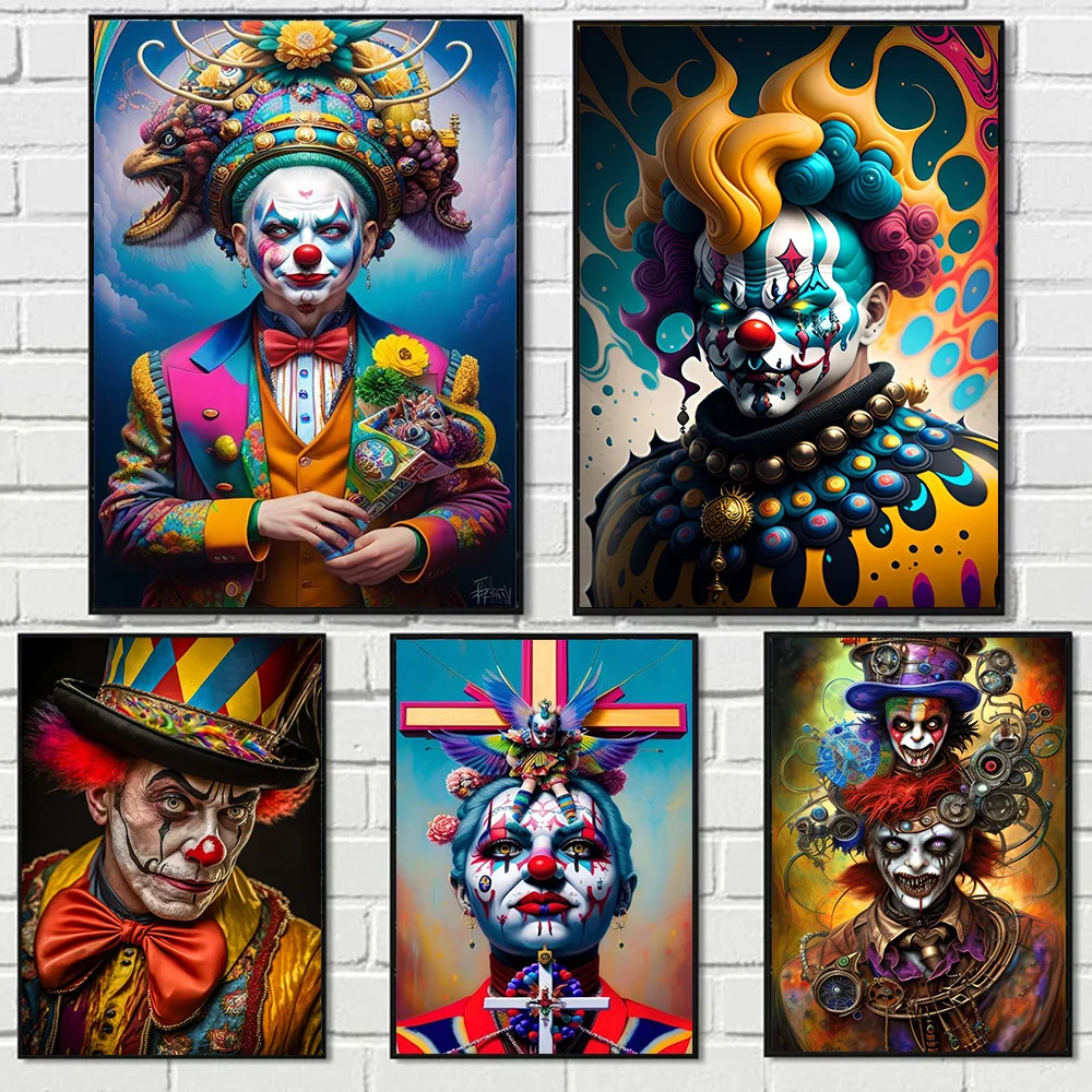 Классический ужас дневные картины для гостиной домашний декор Хэллоуин страшная