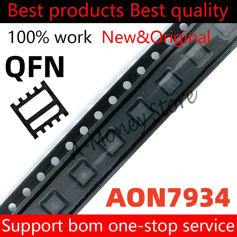 (5-10 шт.) AON7934 AO7934 7934 QFN-8