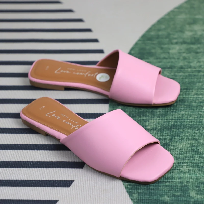 Z Brand Design Summer Women Sandals 2023 Outdoor Plus Size Open Toe Flat Heels Simple Slides Outside Fashion Beach Shoes