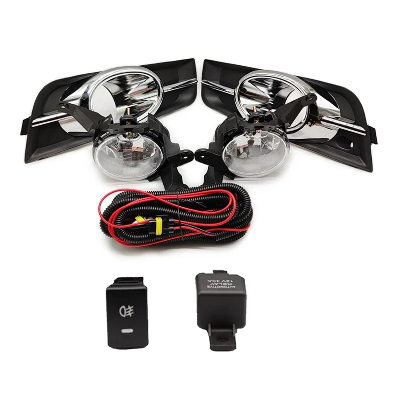 Для Chevrolet Cruze 2009-2014 передний бампер противотуманная фара с хромированной крышкой